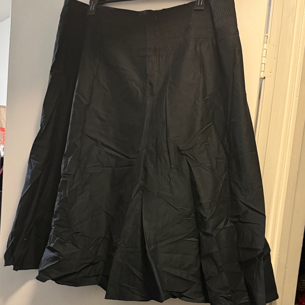 Lauren Ralph Lauren Black A-Line Skirt - Picture 3 of 4